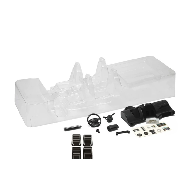 

1/10 Scale Dust-proof Body for Shell Model Climber Truck Interior Trim Spare Part DIY Toy Plastic Car Interior Cover