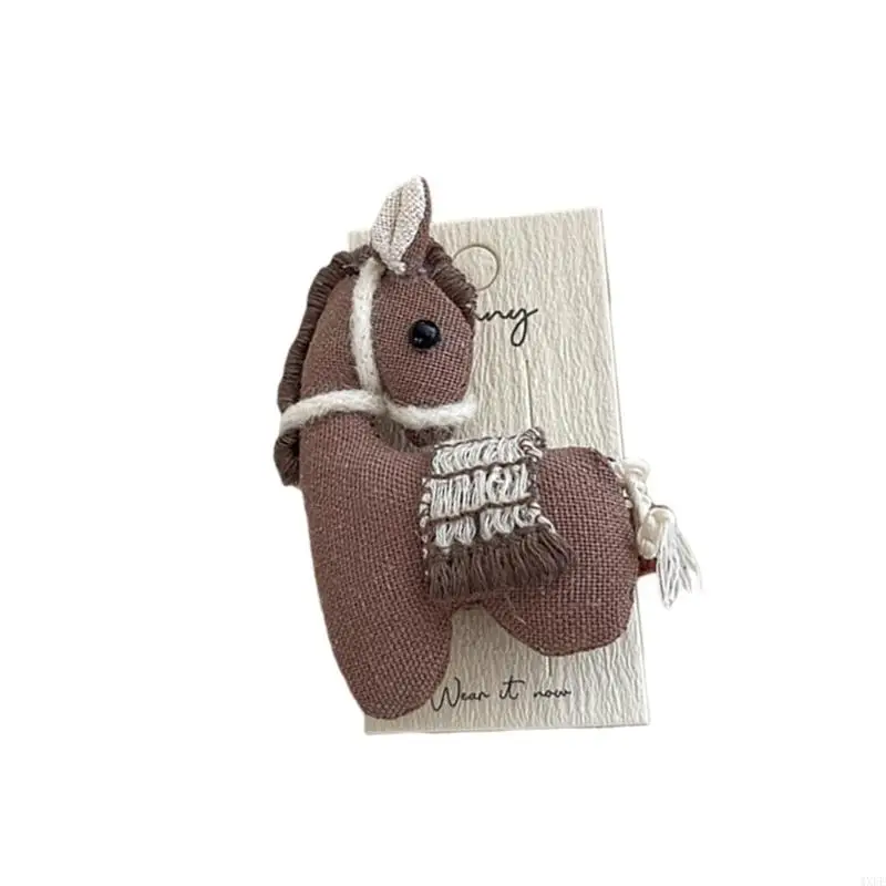 

Comfortable Cotton Hair Clip Adorable Horse Hair Tie For Children Nonslip Secure