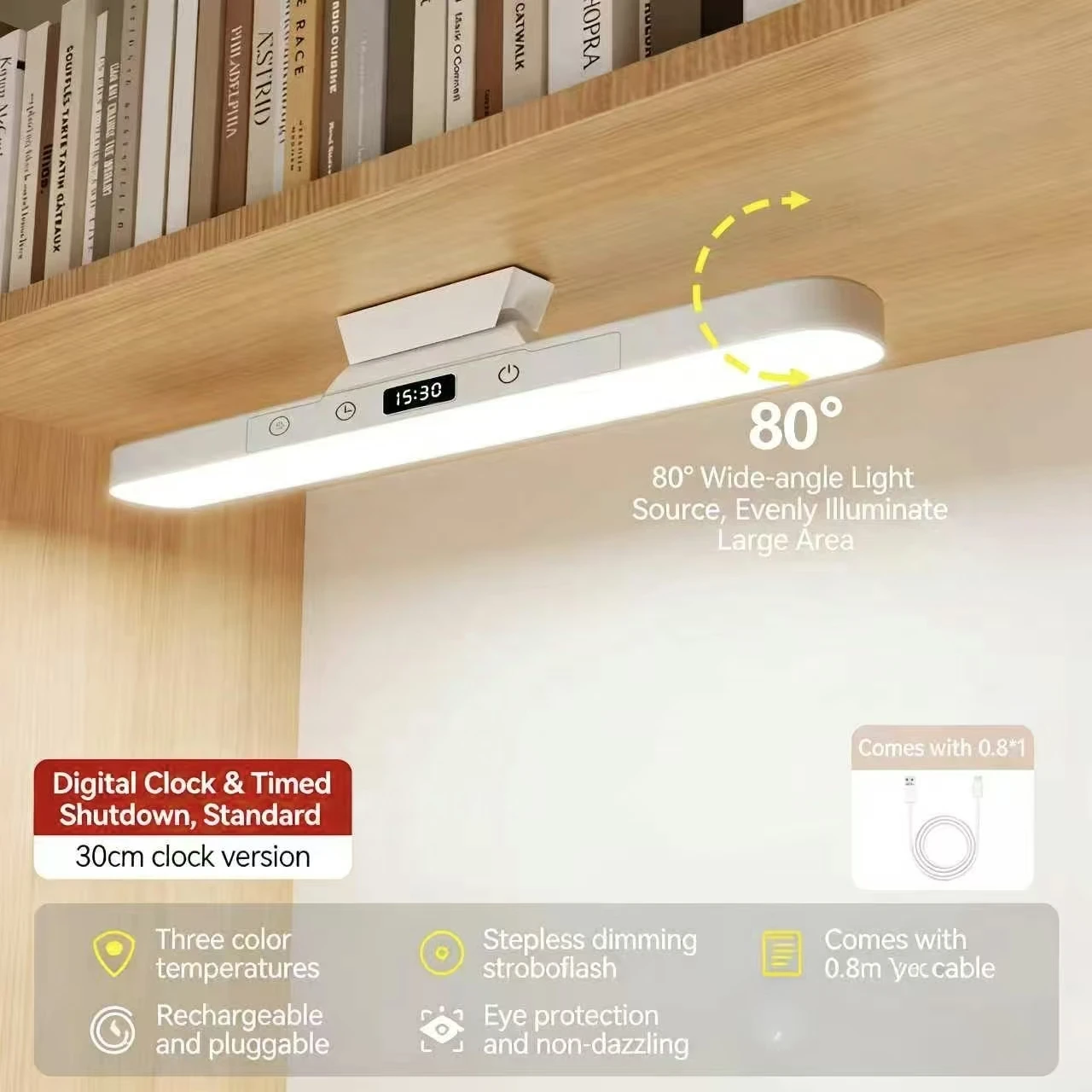 luminaria-de-mesa-led-com-relogio-magnetico-recarregavel-via-usb-luz-noturna-com-dimerizacao-gradual-para-armario-e-guarda-roupa