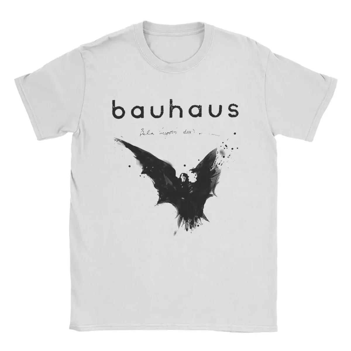 The Black Bat Bauhaus T-Shirts for Men Vintage Cotton Tee Crewneck Short Sleeve T Shirts New Arrival Clothing new in tops & tees