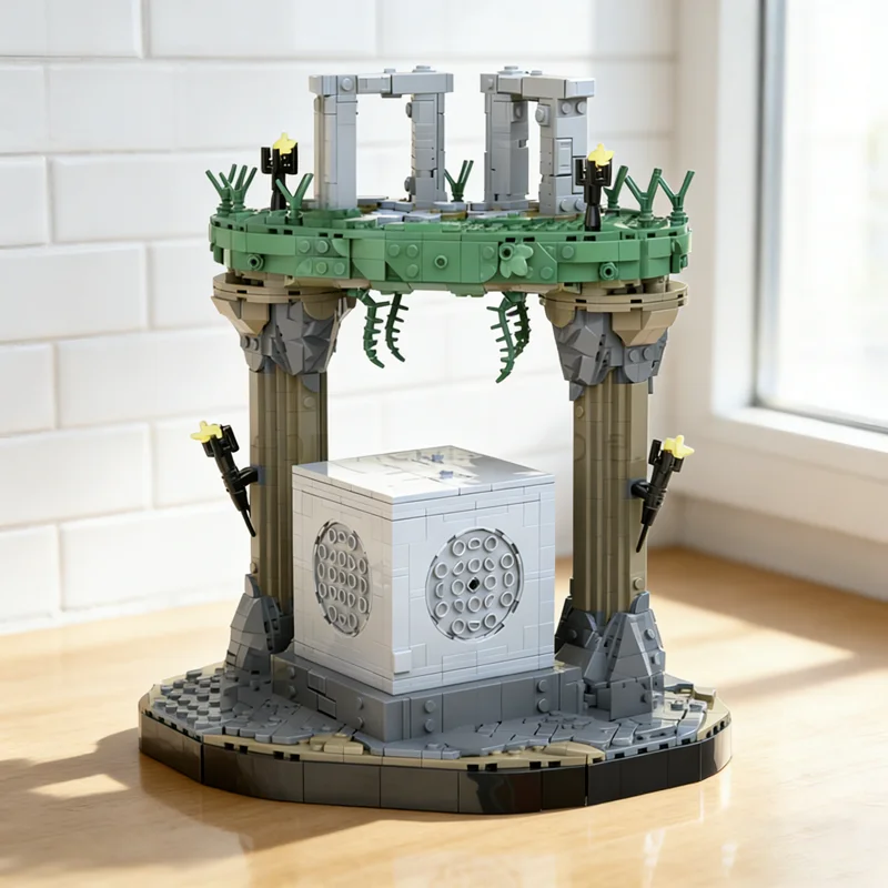 1841pcs MOC The Pandorica Opens Doctor Who Diorama Icons Model Building Blocks Festival Gifts Toy Architecture Idea Education