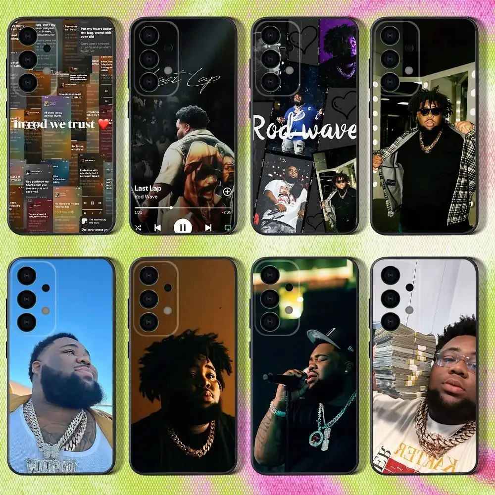 

Phone Case For Samsung S25,S24,S21,S22,S23,S30,Ultra,S20,Plus,Fe,Lite,Note,10,9,25 R-Rod W-Wave Rapper 5G Black Cover