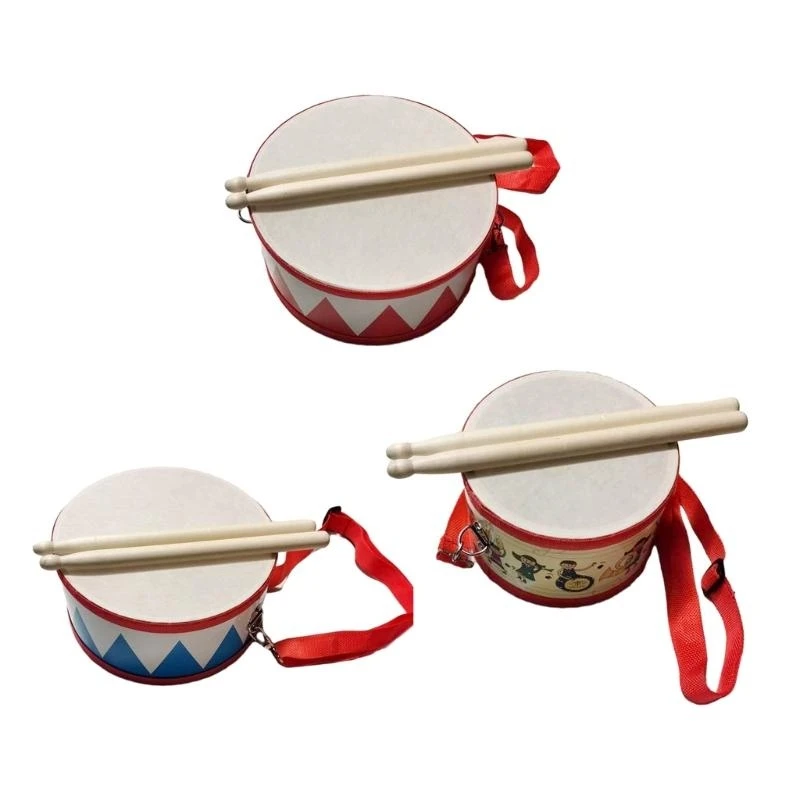 Q0KB Juguete batería doble para niños Música Aprendizaje Percusión Instrumento musical juguete