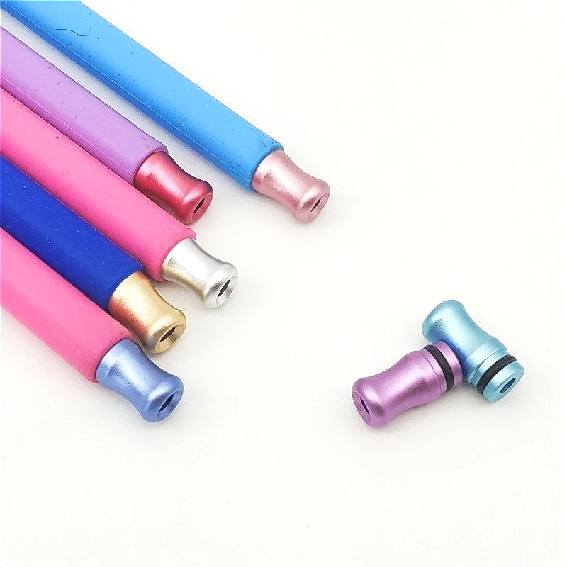 1 قطعة 510 الألومنيوم نسخة قصيرة القش المشتركة