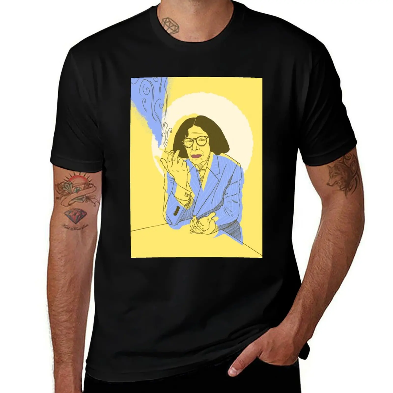 

Fran Lebowitz T-Shirt All Weather Casual Short Sleeve