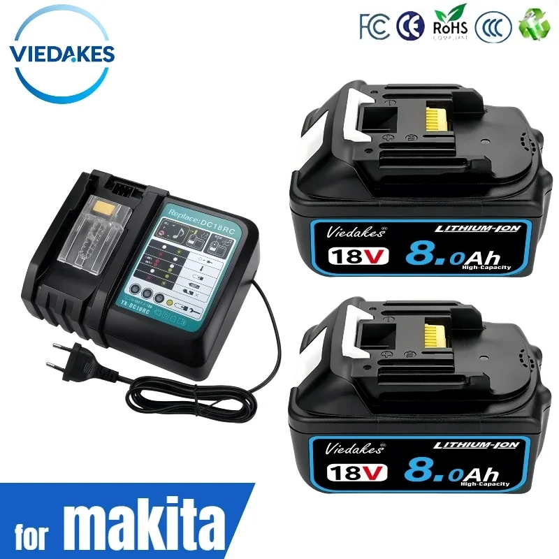 

✈For Makita 18V Battery 12ah Replacement Battery ✔Compatible with BL1830 BL1850 BL1840 BL1840B BL1850B BL1890 Power Tools❀