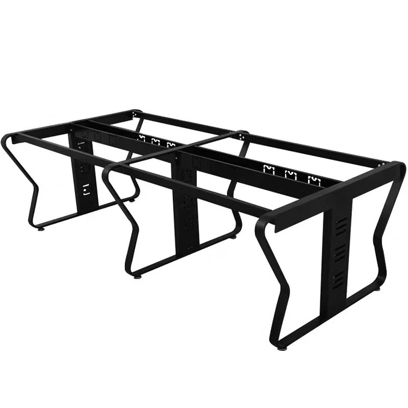 Staff conference table support tripod desk leg butterfly steel frame foot wrought iron table foot custom table tripod