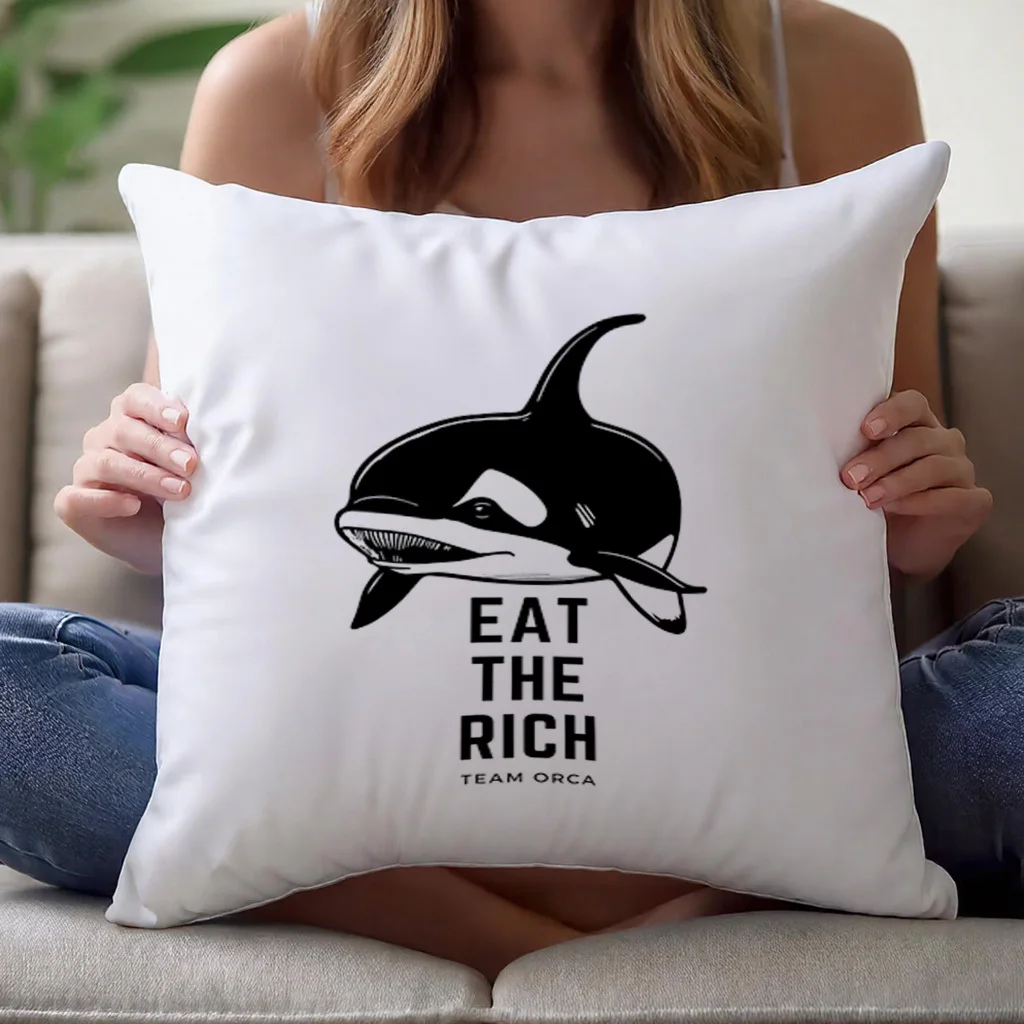 1pcs Short Plush Orca Whale 