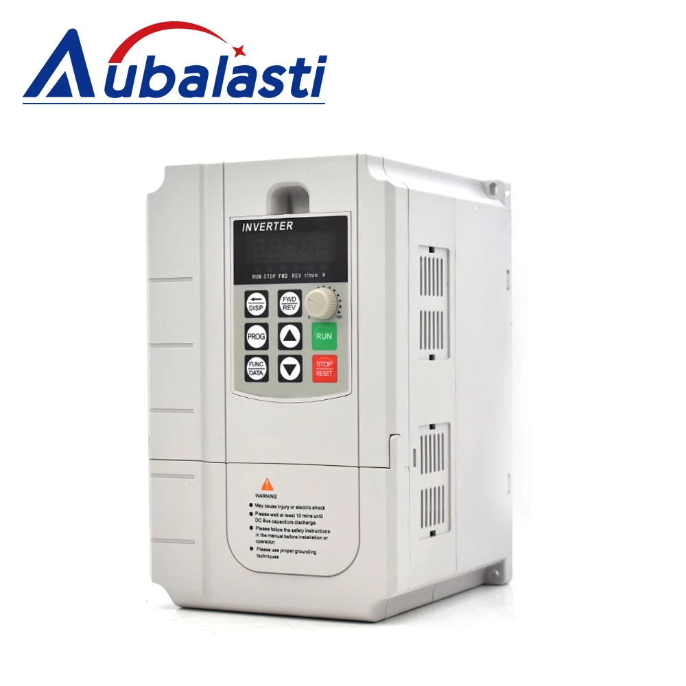 Aubalasti 5.5KW น้ำ Cooling แกน GDZ125-5.5 ER25อินเวอร์เตอร์ AT1 5.5KW อินพุตเดี่ยว220V 3Phase 220VAC