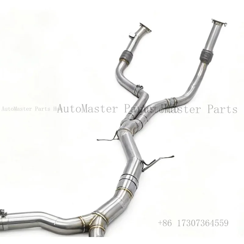 

Высокопроизводительная выхлопная система Valvetronic Catback с центральной трубой для Audi RS4/RS5 B9/B9.5 2.9T, глушитель из нержавеющей стали