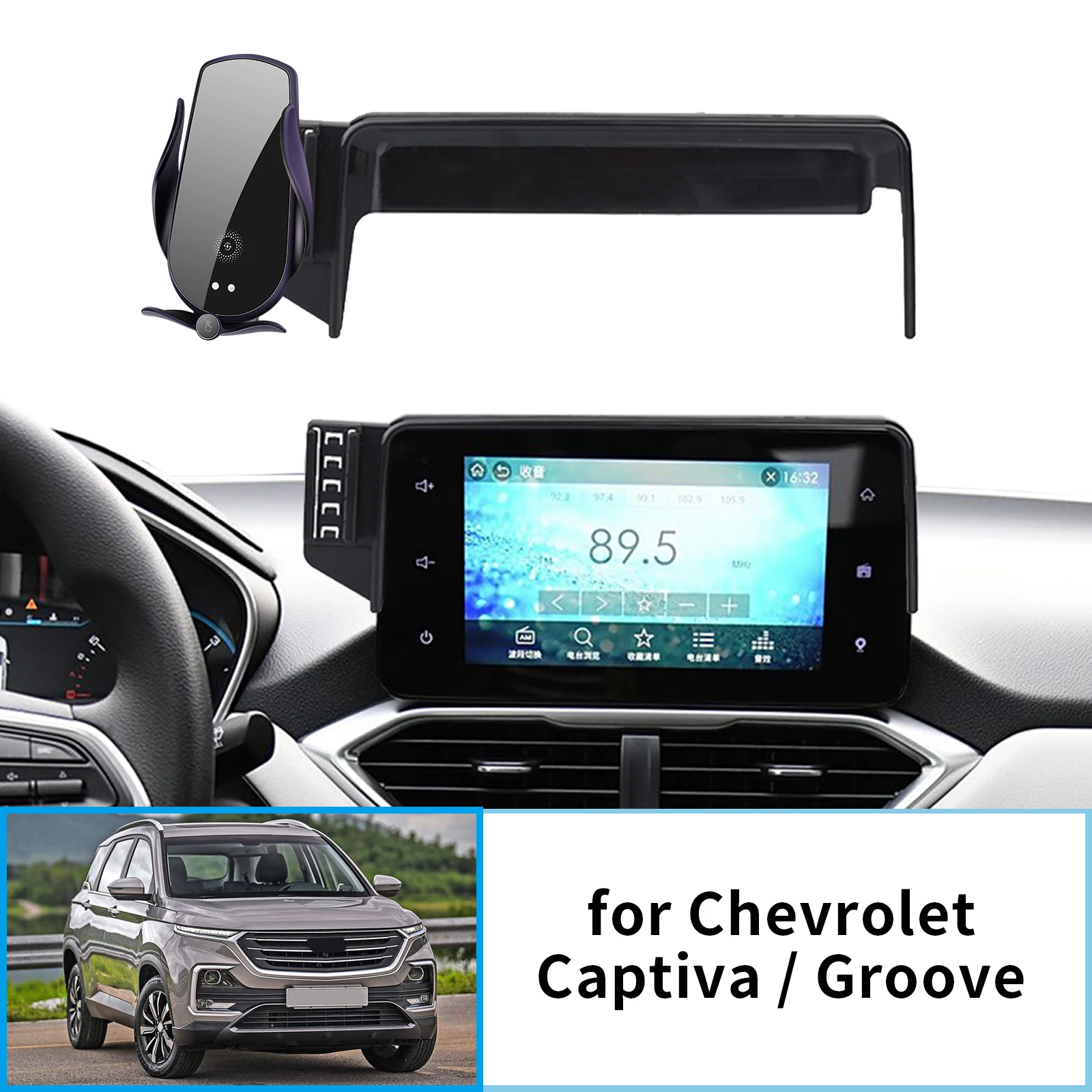 

Car Mobile Phone Holder for Chevrolet Groove Captiva 2019 2020 2023 2024GPS Bracket Navigation Stand Auto Accessories