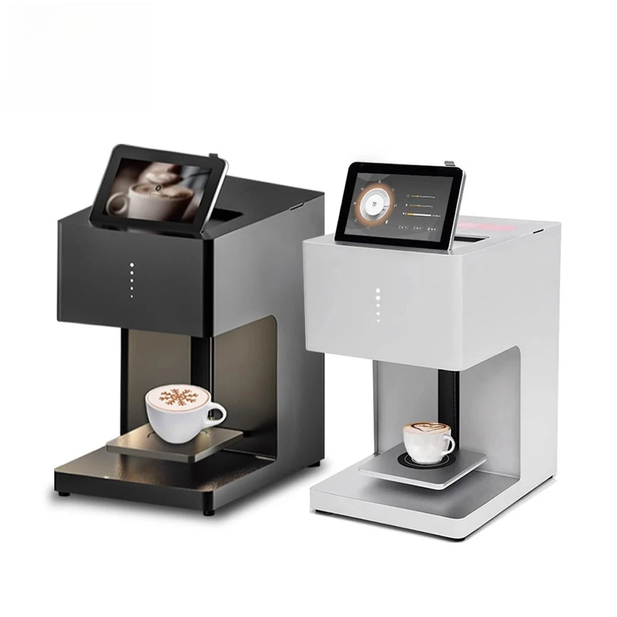 Coffee latte machine, answer milk tea 3D printer, automatic latte printer, monochrome color printing