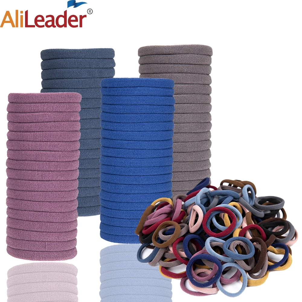 50 Pieces High Elasticity Rubber Band Ponytail Holder Headband Protect Hair Ties Rubber Band Hair Accessories Hairband Ornaments