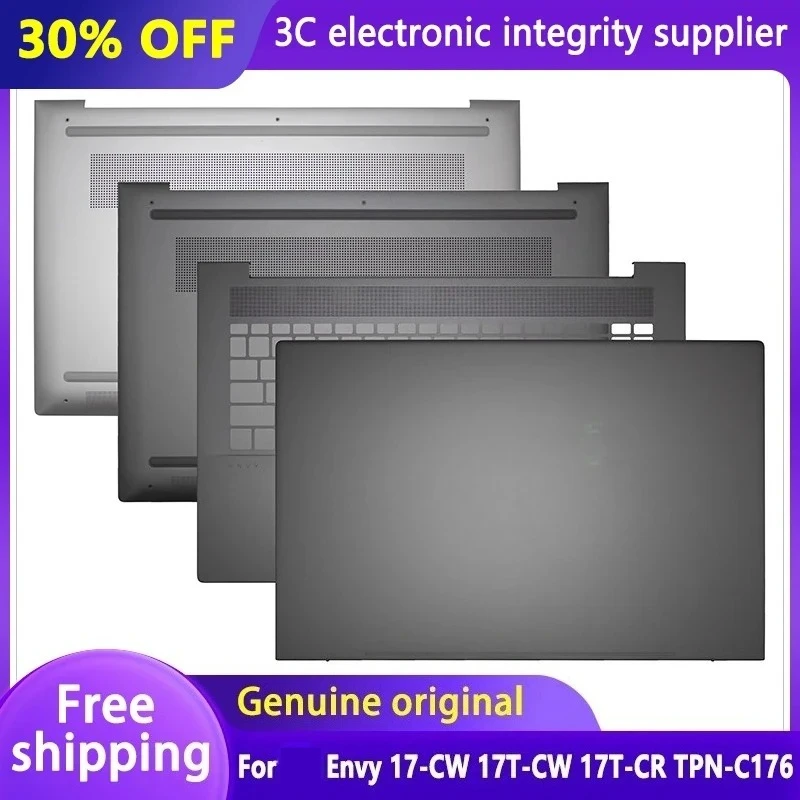 

Новый оригинальный чехол для ноутбука Envy 17-CW 17T-CW 17T-CR TPN-C176, задняя крышка ЖК-дисплея, упор для рук, нижняя часть корпуса, верхняя крышка корпуса