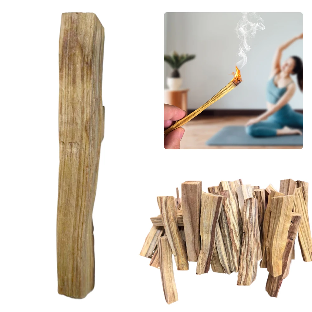 1-20Pcs Peru Holy  Natural Incense Sticks Wooden Smudging Stick Aromatherapy Burn Wooden Sticks No Fragrance Home Living Room