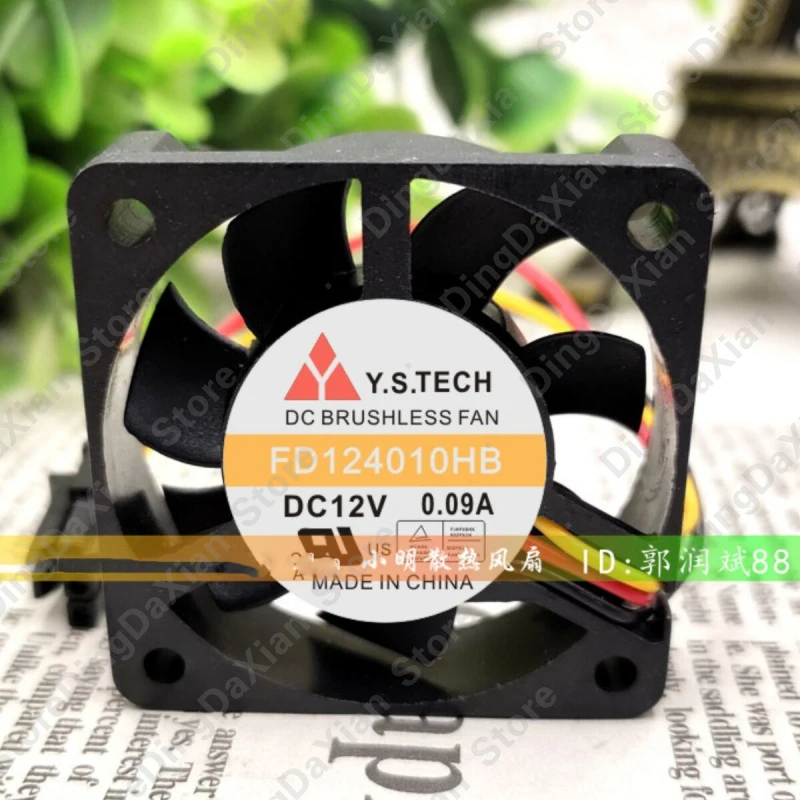 l 1PCS Micro Industrial Chassis Fan For Y.S.TECH FD124010HB | DC12V 0.09A 40×40×10mm 4CM