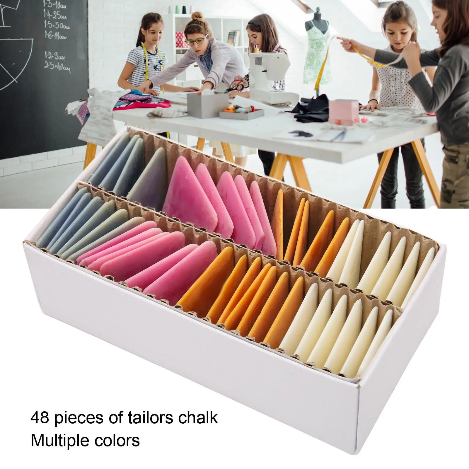 Automatic Fading Fabric Chalk for Craft Projects Easy to Use Invisible Clear Tailors Chalk for Sewing and Quilting