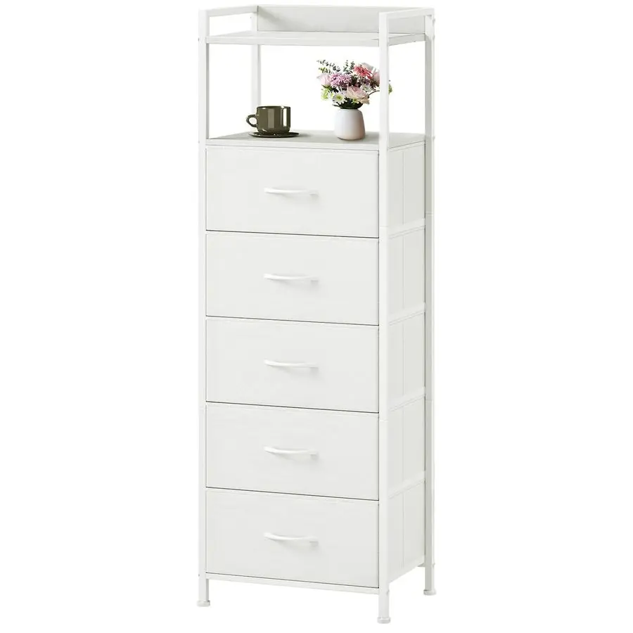 

Высокий прикроватный шкафчик для хранения 11.4"D x 15.2"W x 42.1"H, мебель для спальни