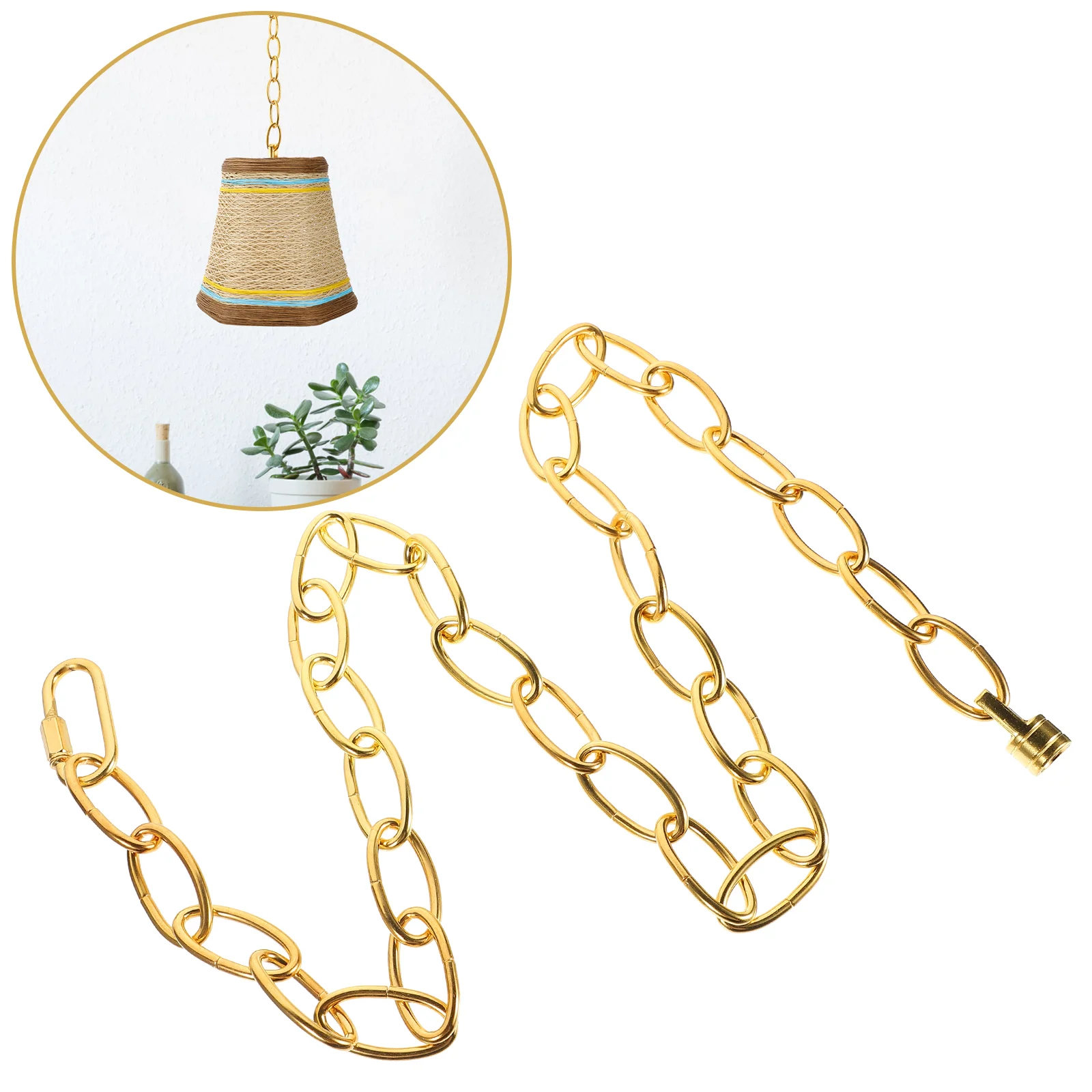 Mirror Picture Suspension Chain Egg Shaped Chandelier Light Accessories Lighting