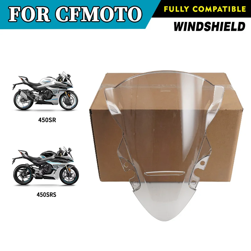 

For CFMOTO 450SR 450SRS Windshield Wind SRS450 CF400-9 Screen Wind Deflector CF400-6 SR450 Motorcycle Accessories Original Parts