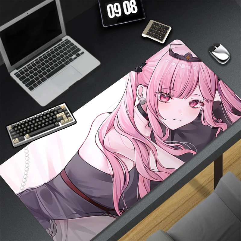 

Mouse Pad Gaming Mousepad Rubber Hololive Mori Calliope Desk Mat Non-slip PC Laptop Gamer Desk Accessories Keyboard Pad Carpet