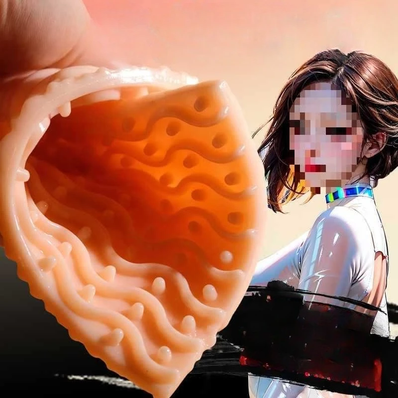 الرجال شفافة التدريب الاستمناء كأس القضيب من خلال ثقب البيض متعدد تحفيز متعة جهاز سيليكون الاستمناء لوحة #1