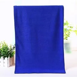 Baby bib pocket Blue baby bib pocket absorbent baby square 2024 new children's hand towel