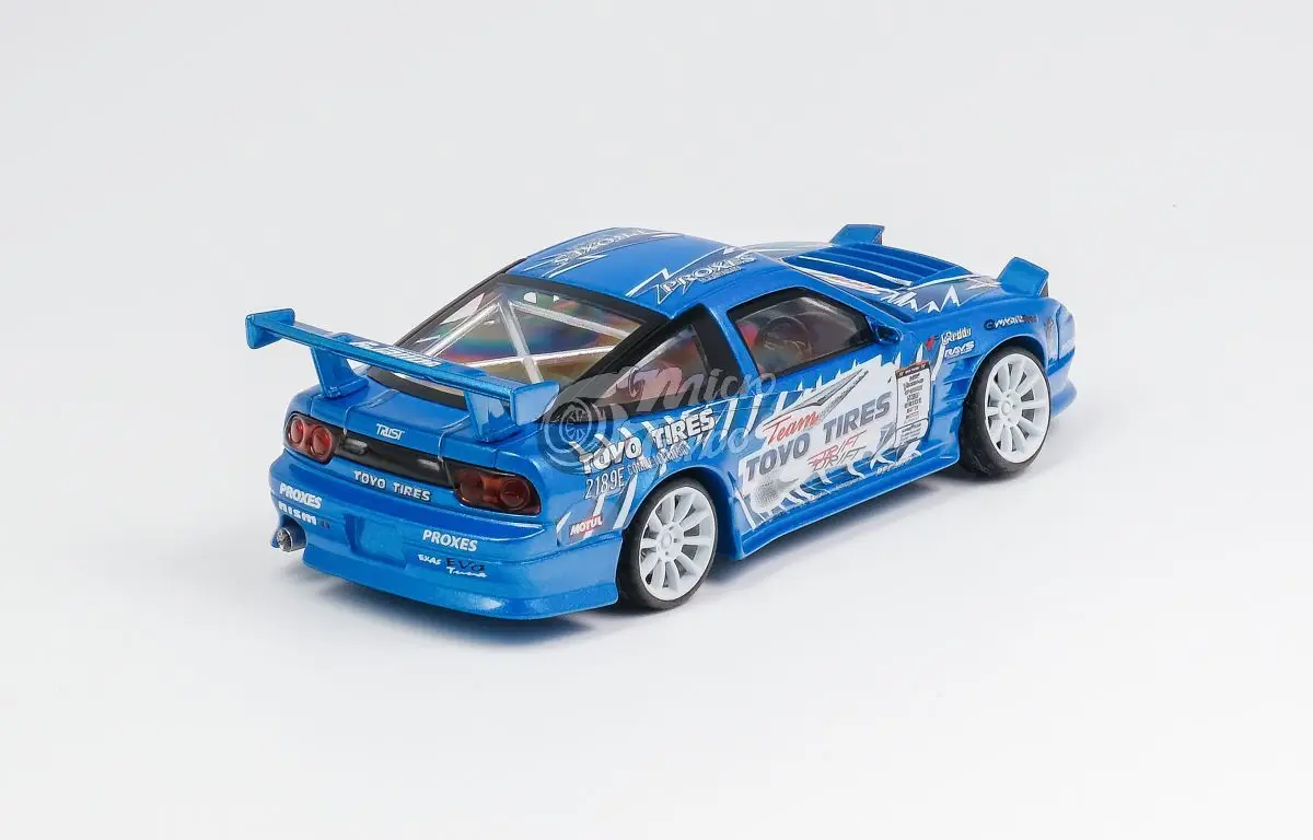 MicroTurbo 1/64 180SX TOYO Metallic Blue Color Diecast Stocks In 2023 Collection Gift Scale Modellauto