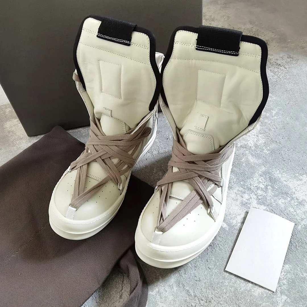 

Top Hight Quality Men Casual Shoes Real Leather Womens Tennis Shoes Brand Designer Fashion Design Goth Y2K style RO shoes