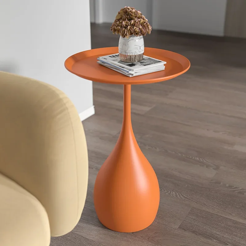 Creative Iron Coffee Table Orange Coffee Table Living Room Sofa Side Table Coffee Tables Creative Design Bedroom Bedside Tables