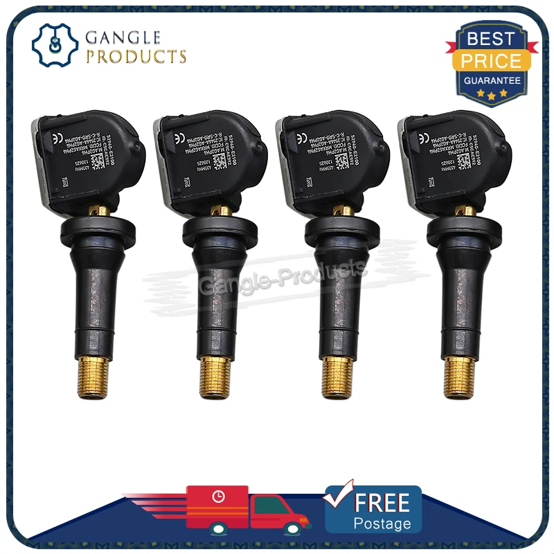 

4PCS TPMS 52940-E2100 Tire Pressure Monitor Sensor 433MHZ For Hyundai Santa Fe [MX5] Kia K9 [RJ1] Niro [SG2] Sportage [NQ5]