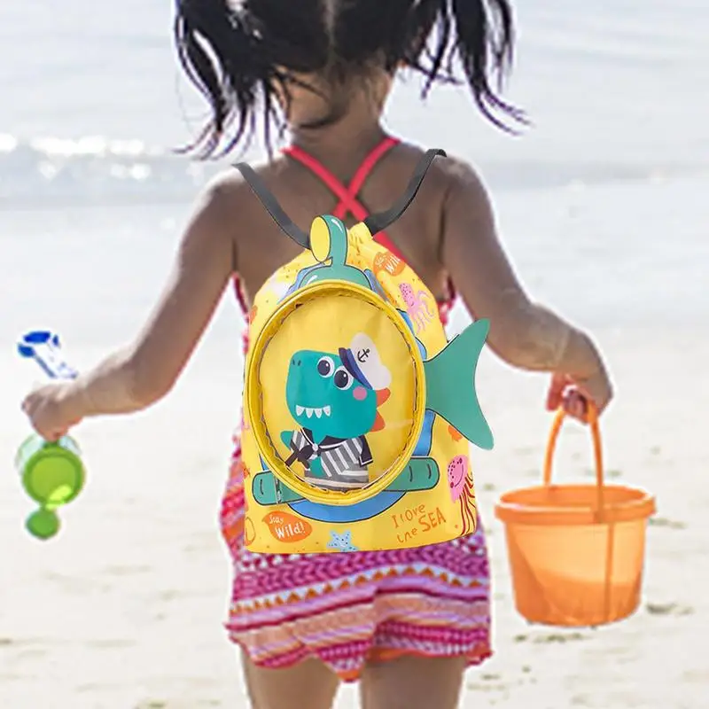 Children\'s Swimming Bag Cute Animals Beach Backpack For Kids Swimming Bag Girls Beach Pool Swim Wet And Dry Backpack For Outdoor