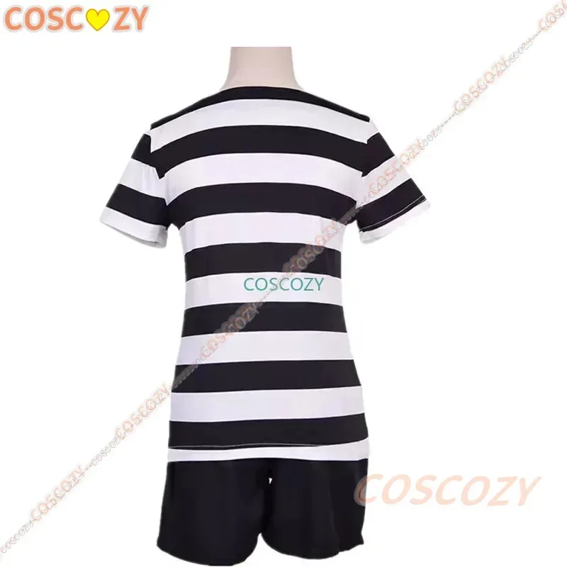 Angels of Death Cosplay Rachel Gardner Cosplay Costume Halloween Cos Man Woman Full Set Coat T-shirt Shorts Neckbelt Bag Wig