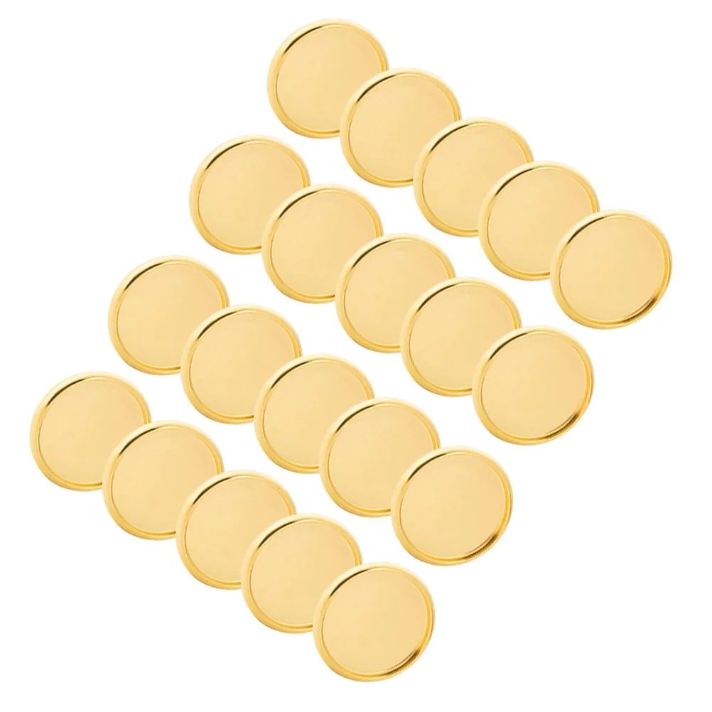 20 Pcs Bulk Mushroom Hole Binder Mini Notebook Discbound Expansion Discs Abs Solid Binding