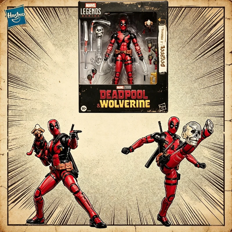 

В НАЛИЧИИ: Коллекционная подвижная фигурка Hasbro Marvel Legends Дэдпул и Волкодав, модель из фильма, игрушка, подарок