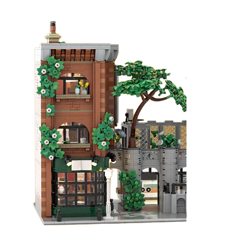 5708 PCS Modular Building City Center MOC Customize Modular Building Block Brick Kids Simple Creative DIY Boy Toy Birthday Gift