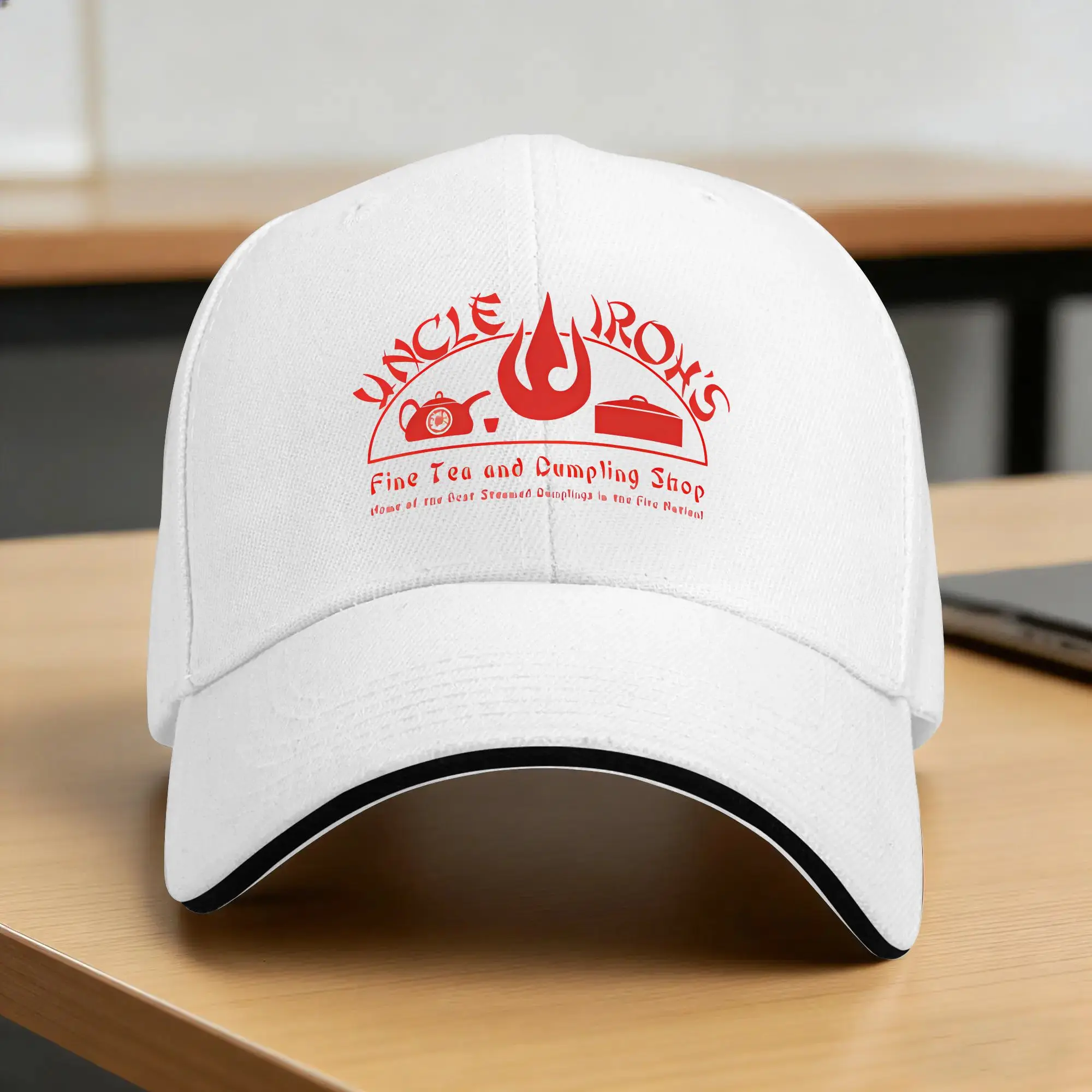 Spring Avatars Airbender Uncle Iroh's Fine Tea Shop Baseball Cap  Outdoor Sports y2k Funny Print Sun Hip Hop Hats Unisex-Teens