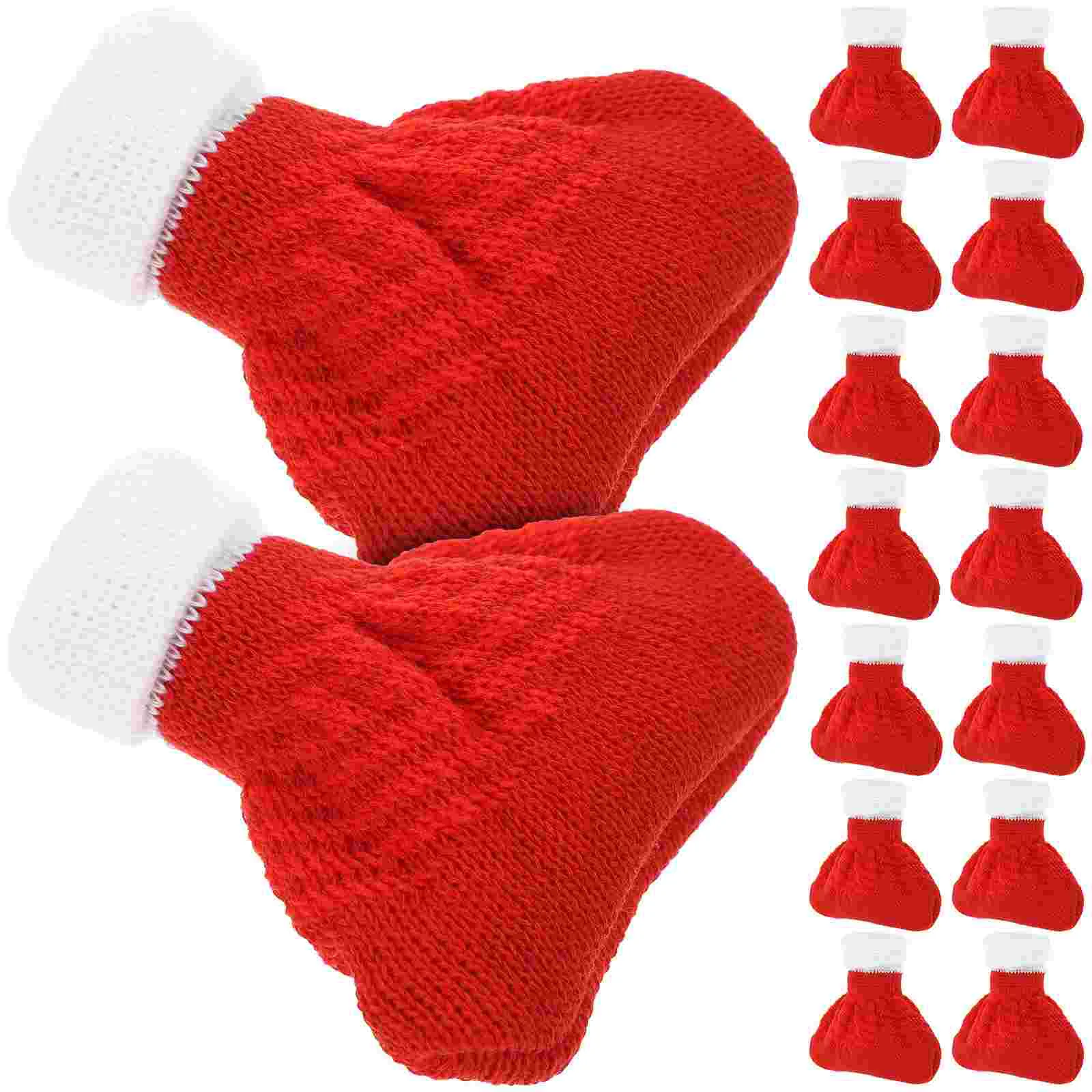 Window Screen Plunger Latches Christmas Furniture Cloth Leg Covers Floor Mat Protector Red Polyester Cotton