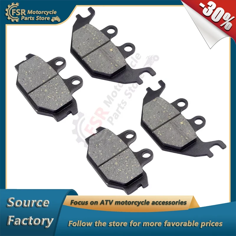 2 PAIRS BRAKE PADS,FOR LINHAI ATV T-BOSS 550 E4 EPS 570 T1 EPS 650 E5 EPS,QUAD PARTS,P/N:48414