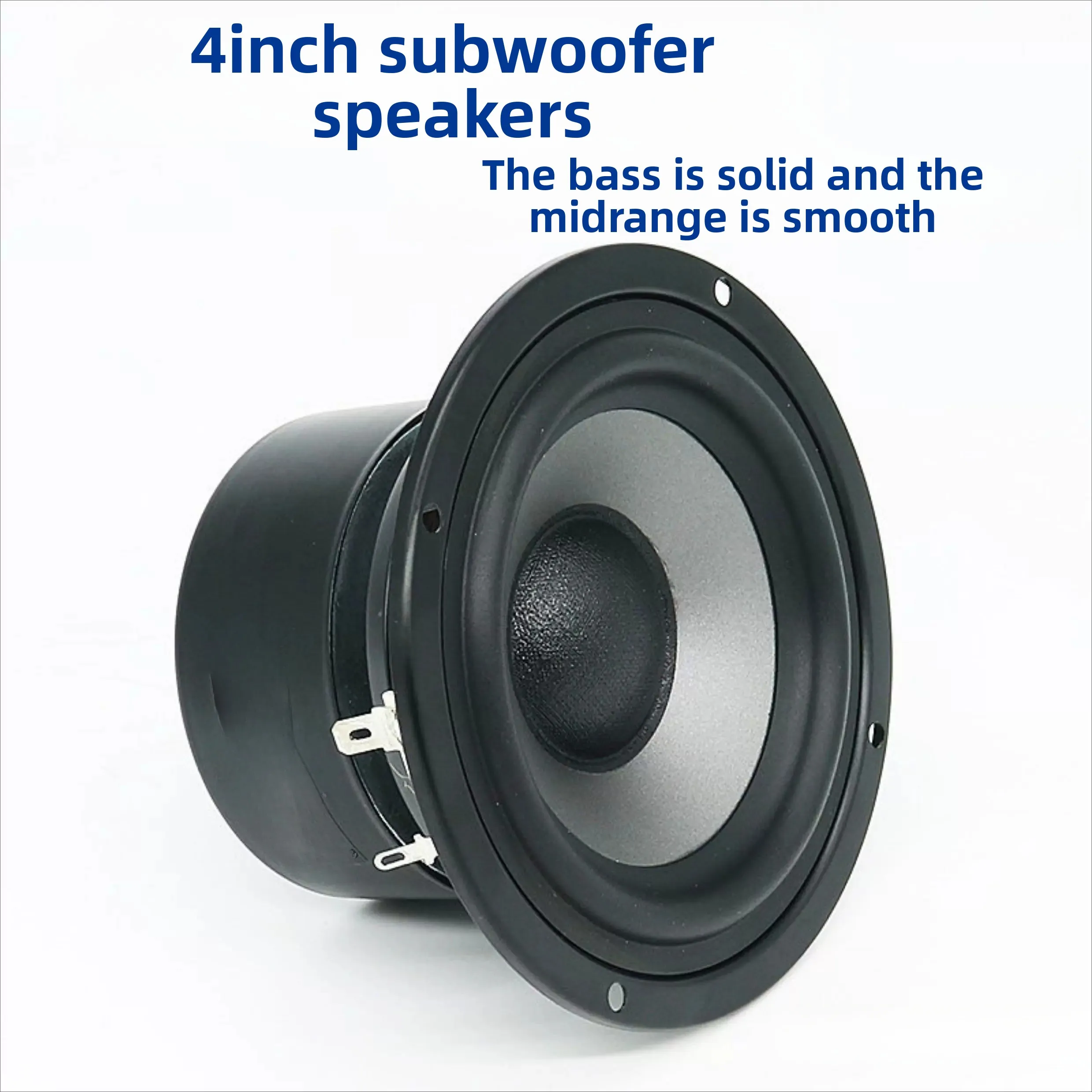 4-Inch subwoofer high-power fever two-way frequency car modification upgrade audio speaker