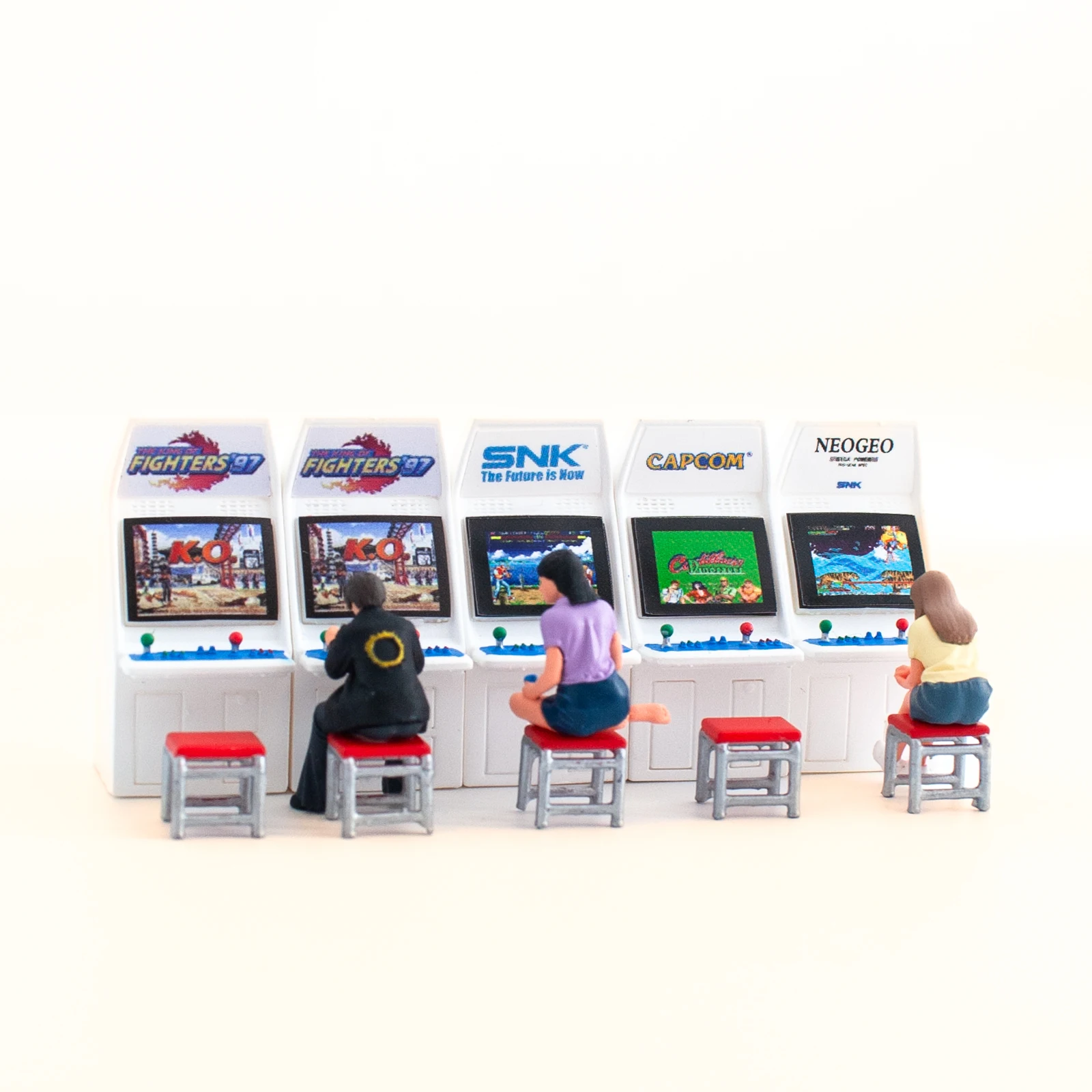 Image of 1/64 Arcade-Miniaturfiguren Minifigur-Modellbausatz Modell-Requisiten Kreative Fotografie-Dekoration Harzmodell AFA AOMAME