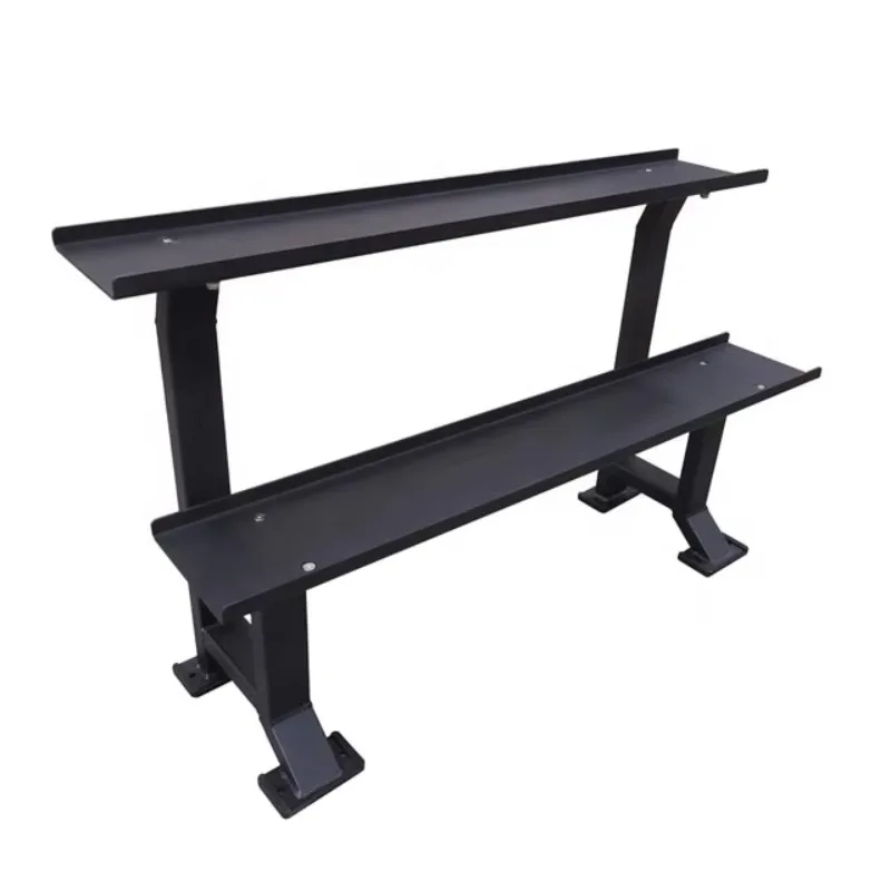 Multi-Functional Dumbbell and Kettlebell Storage Rack Commercial Gym Fitness Equipment Stable Durable Structure for Fitness