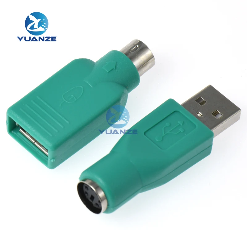 USB female to PS2 PS / 2 male adapter converter keyboard mouse and mouse adapter USB A type male to PS / 2 6 pin mini Din female