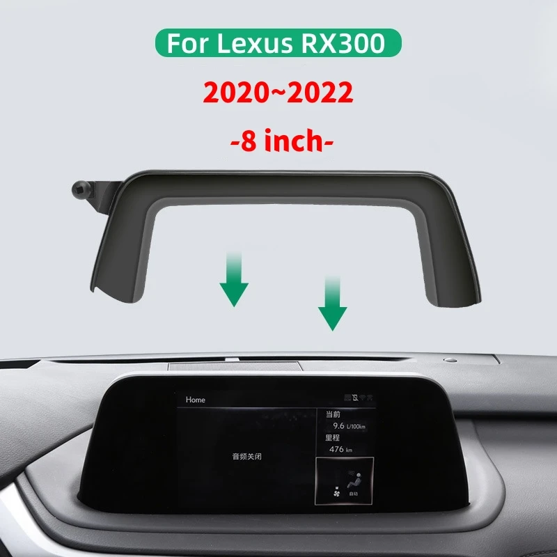 Car Phone Holder For Lexus RX300 RX450H 2020 2021 2022 8-inch Screen Phone Holder GPS Bracket Phone Stand Base Car Accessories