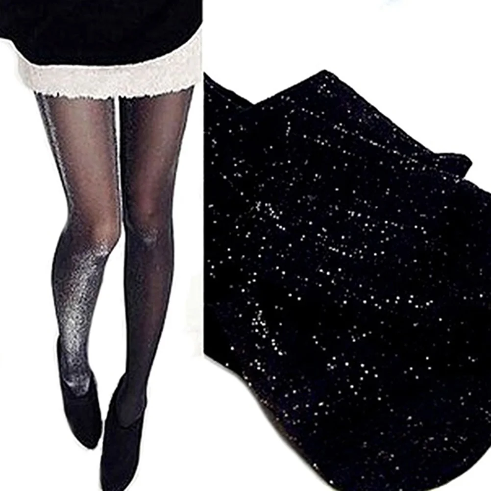 Comfortable Texture Flash Glitter Glossy Shinny Pantyhose 's Fashion