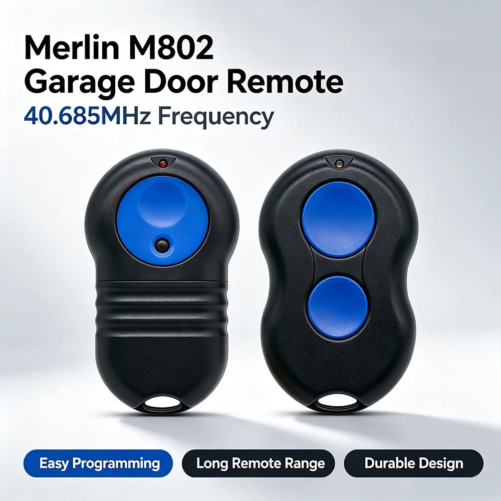 MERLIN M802 PROLIFT M230T 430R POWERLIFT 2600P Garage Door Remote Control 40.685MHz