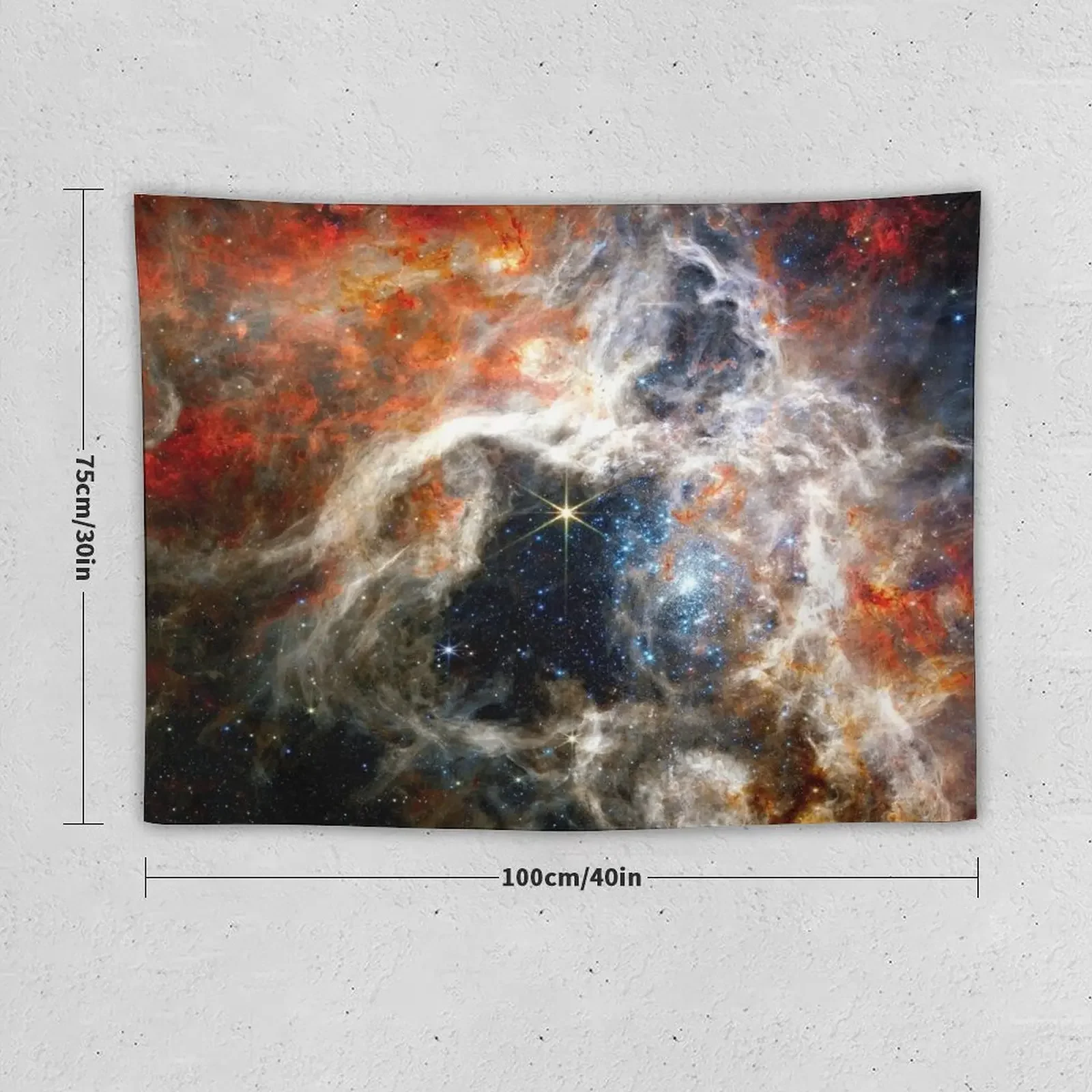 NEW Tarantula Nebula JWST James Webb Image - High Quality Tapestry Wall Decorations Decor For Bedroom Decoration Home Tapestry