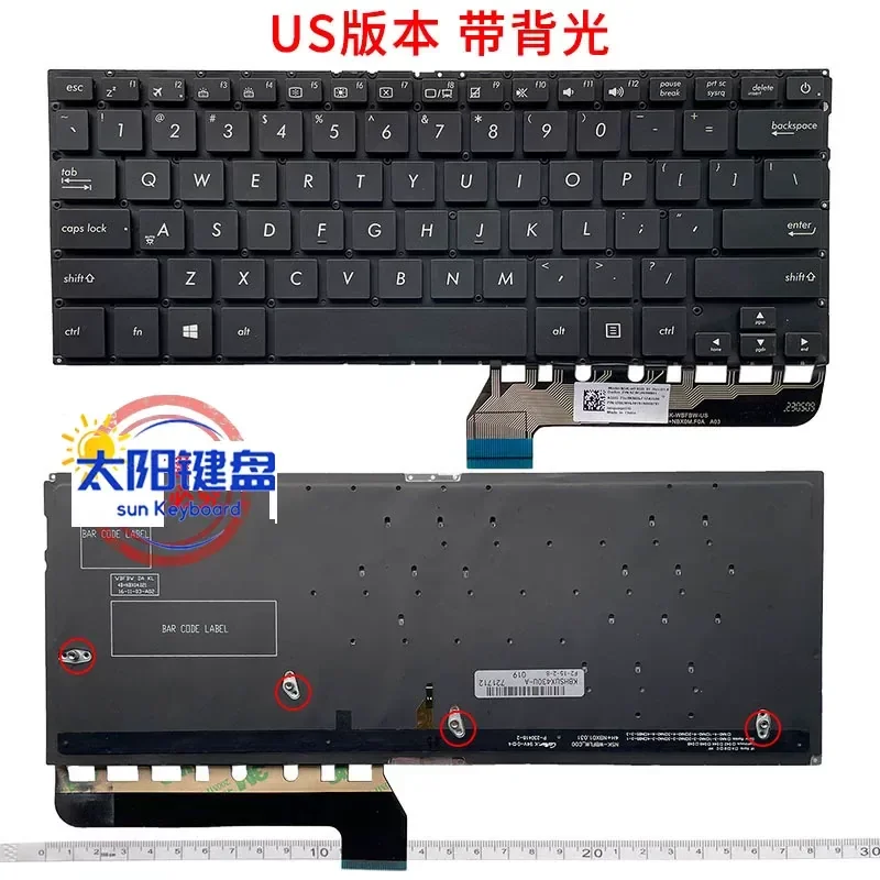 New Keyboard for ASUS UX430 UX430U UX430UA UX430UQ UX430UN UX360 UX360U UX360UA UX360AK U4100U