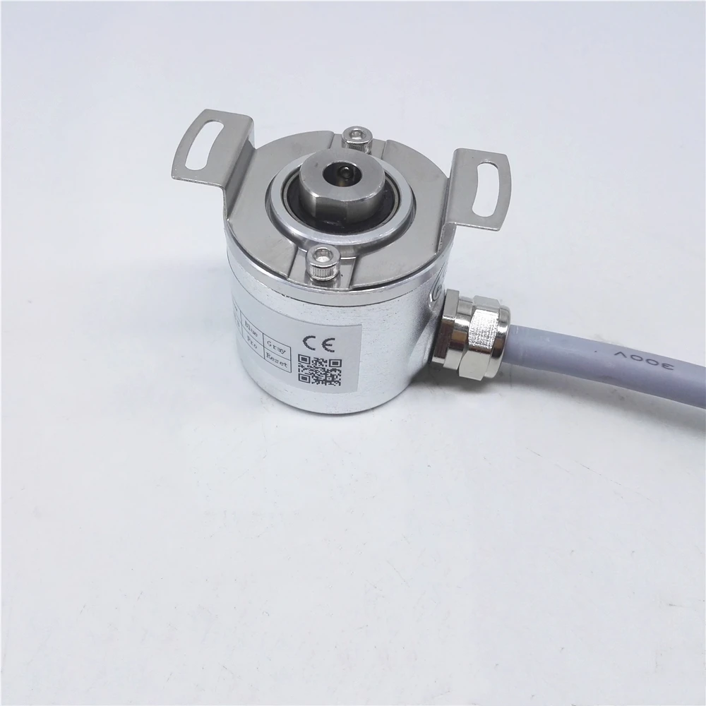 HM38H12E08__B  8mm Blind Hole Single Lap Absolute Encoder SSI/RS485/Modbus RTU/CANopen/Canbus Output Optional