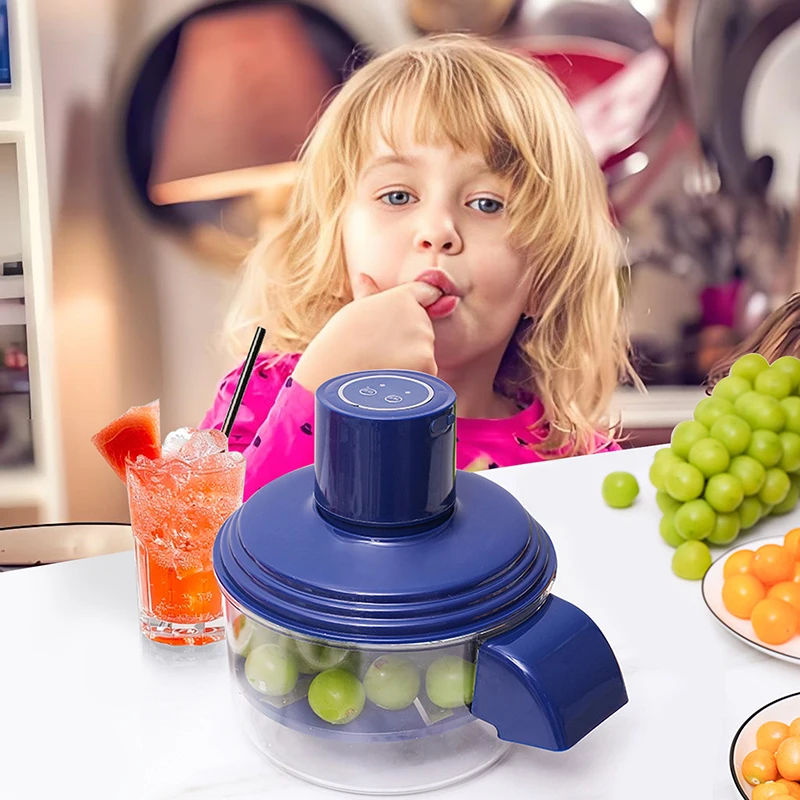 آلة تقشير أوتوماتيكية كهربائية: للعنب والثوم والطماطم الكرزية - أداة إزالة الجلد متعددة الفاكهة